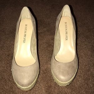 Boston proper espadrille sandals never worn